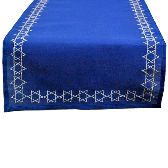 DII® 70" Embroidered Star of David Table Runner